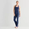 Forever 21 Womens Juniors Flare Pull-on Pant In Blue