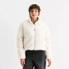 Forever 21 Womens Juniors Heavyweight Teddy Sherpa Jacket In White
