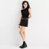 Forever 21 Womens Juniors Mini A-line Skirt In Black