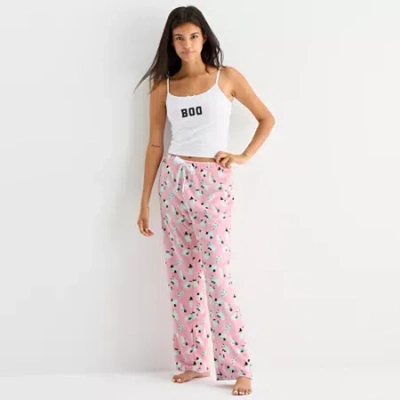 Forever 21 Womens Juniors Pajama Pants In Pink