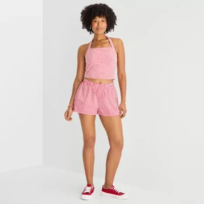 Forever 21 Womens Juniors Pull-on Short In Animal Print
