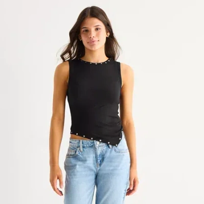 Forever 21 Womens Juniors Short Sleeve Tank Top In Multi