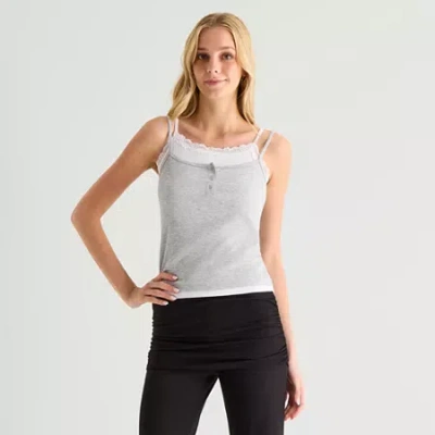 Forever 21 Womens Juniors Sleeveless Camisole In Gray