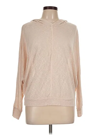 Pre-owned Forever 21 Zip Up Hoodie In Tan