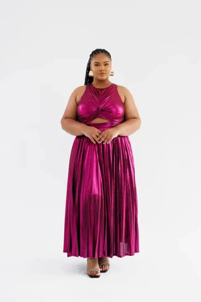 Forever Amelia Remi Metallic Dress