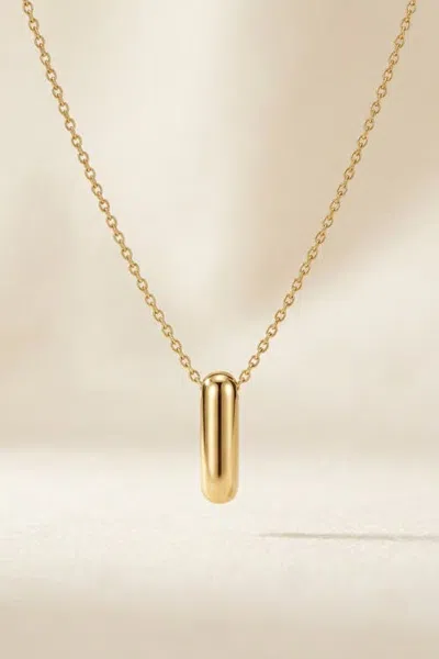 Forever & Always 14k Gold Letter Initial Pendant Necklace
