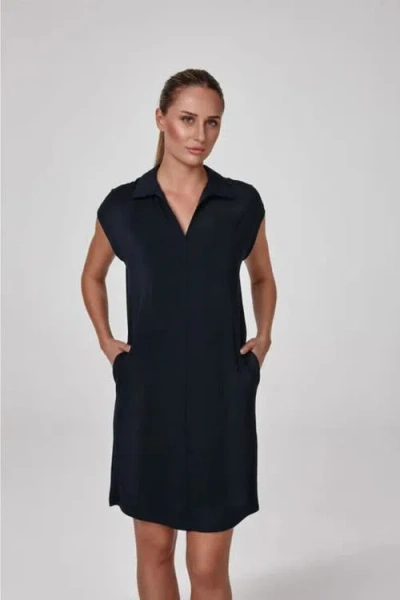 Forever & Always Mavien Short Sleeve Dress In Blue