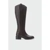 Forever & Always Shoes Acro Leather Boot In Brown