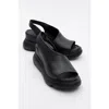 Forever & Always Shoes Agusto Leather Platform Sandal