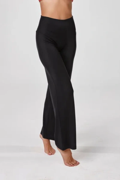 Forever & Always Shoes Aira Ultra Soft Modal Corset Waist Pants In Black