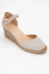 Forever & Always Shoes Aldea Leather Platform Espadrille