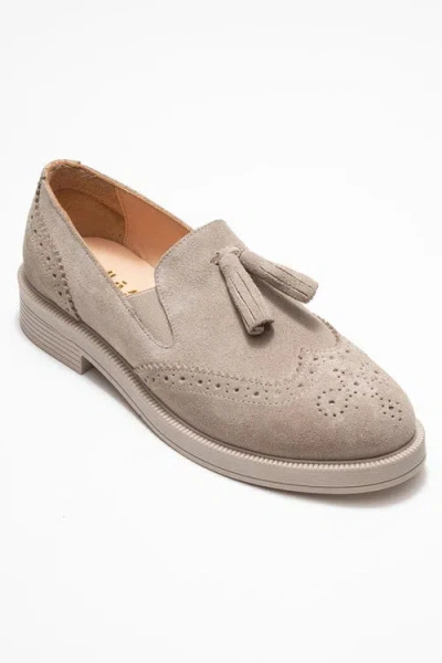 Forever & Always Shoes Alex Leather Tassel Loafers In Brown