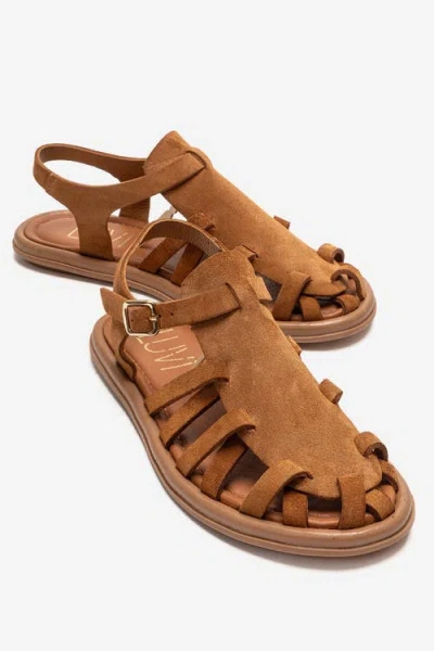 Forever & Always Shoes Alone Leather Gladiator Sandal In Brown