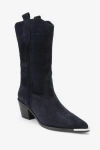 Forever & Always Shoes Alvi Leather Western Boot In Blue