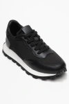Forever & Always Shoes Amanda Leather Sneakers In Black