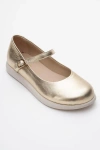 Forever & Always Shoes Anisa Leather Strap Flat