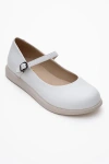 Forever & Always Shoes Anisa Leather Strap Flat