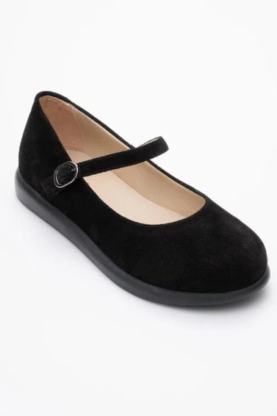 Forever & Always Shoes Anisa Leather Strap Flat