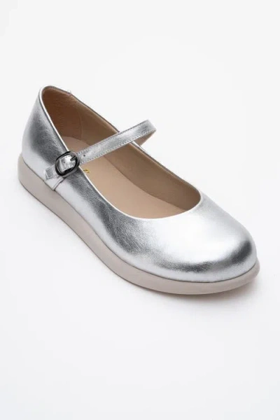 Forever & Always Shoes Anisa Leather Strap Flat