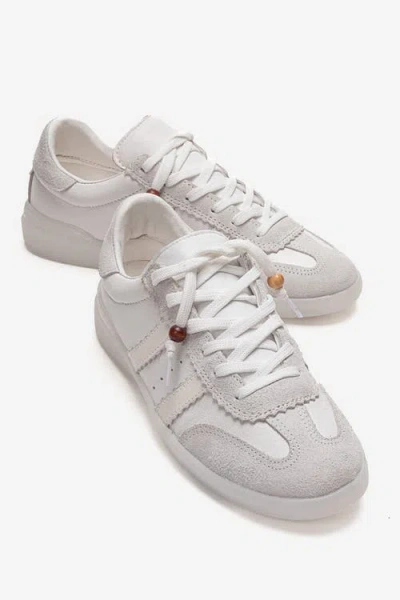 Forever & Always Shoes Ardix Leather Sneaker In White