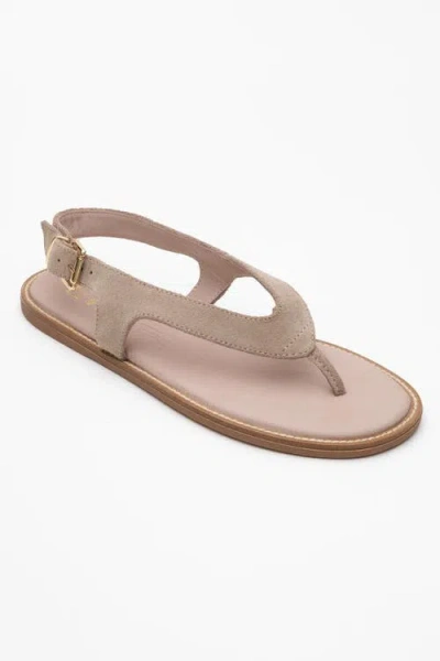 Forever & Always Shoes Belinda Leather Thong Sandals