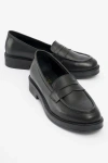 Forever & Always Shoes Bree Platform Penny Leather Loafer In Multi