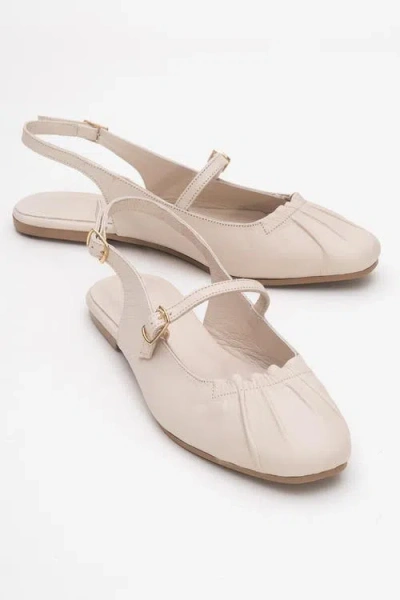 Forever & Always Shoes Britney Leather Closed-toe Sandal In Brown