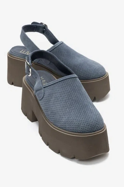 Forever & Always Shoes Caldris Leather Platform Sandal In Multi