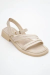Forever & Always Shoes Cesar Leather Sandals In Brown