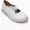 Forever & Always Shoes Chelle Elastic Leather Flat