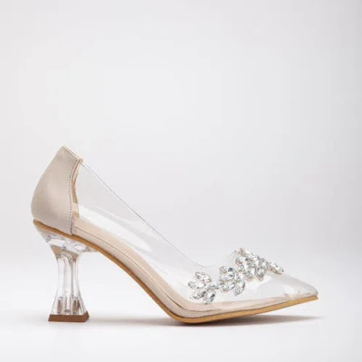 Forever & Always Shoes Cinderella Transparent High Heels