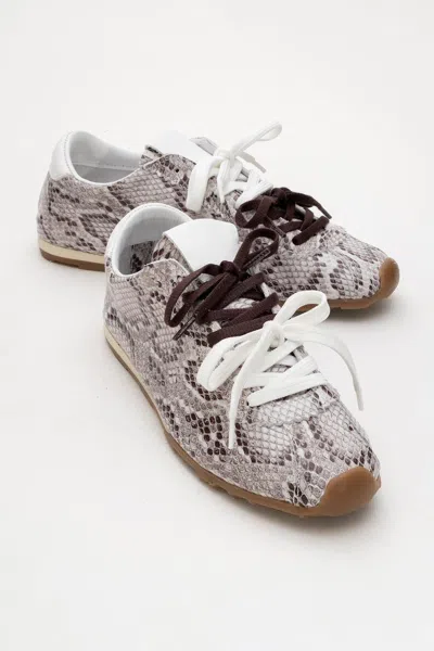 Forever & Always Shoes Crea Leather Sneakers In Multi