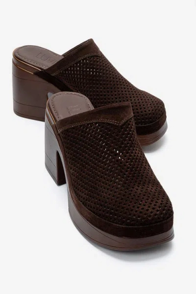 Forever & Always Shoes Dejas Leather Platform Block Heel Sandal In Burgundy