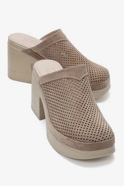 Forever & Always Shoes Dejas Leather Platform Block Heel Sandal In Multi