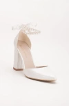 Forever & Always Shoes Denise Wedding Heels With Pearls