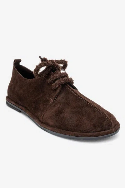 Forever & Always Shoes Denora Leather Lace Up Shoes In Brown