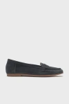 Forever & Always Shoes Dorothy Leather Loafer In Blue