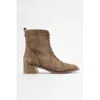 Forever & Always Shoes Gigi Leather Boot In Brown