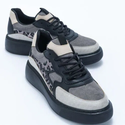 Forever & Always Shoes Ida Platform Fashion Sneakers In Black