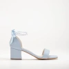 Forever & Always Shoes Women's Hera - Baby Blue Sandals With Ribbon