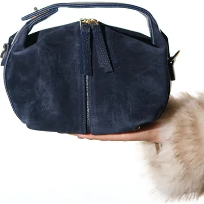 Forever & Always Shoes Island Leather Shoulder Bag In Black