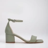 Forever & Always Shoes Women's Iva - Sage Green Low Heel