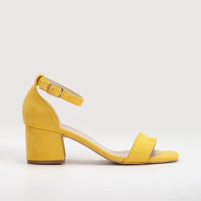Forever & Always Shoes Iva Low Block Heel Sandals In Multi