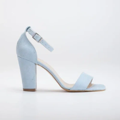 Forever & Always Shoes Jess High Heel Sandals In Blue