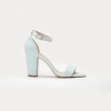 Forever & Always Shoes Women's Green / Blue Jess - Mint Green Suede Sandals