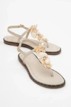 Forever & Always Shoes Joe Leather Thong Sandal