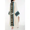 Forever & Always Shoes Kaia Emroidered Sleeve Handmade Kimono In White 1