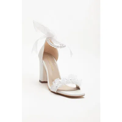 Forever & Always Shoes Krystal Lace Bridal Sandals With Pearls