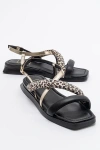 Forever & Always Shoes Leamil Leather Sandal