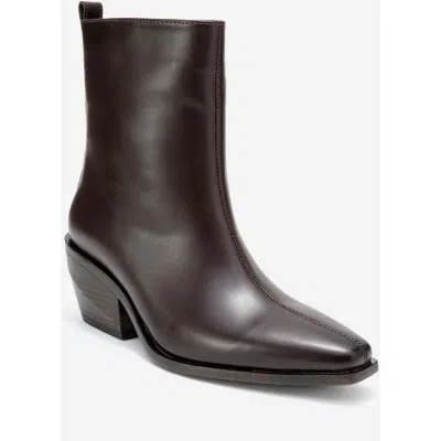 Forever & Always Shoes Lexia Leather Western Boot In Brown